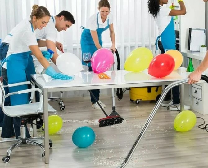 Before & After Party Cleaning Celebrate worry-free with our before and after-party cleaning services. We prepare your space for festivities and handle the cleanup afterward, leaving your venue spotless and stress-free.