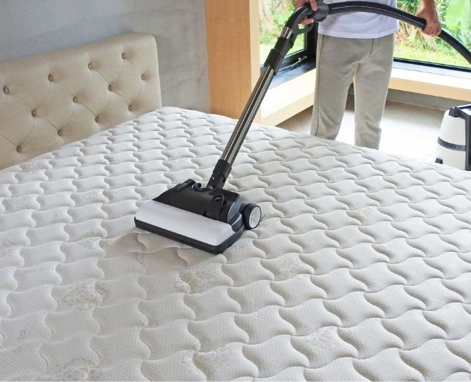 Mattress Cleaning Sleep soundly with our specialized mattress cleaning services. We eliminate dust mites, allergens, and stains, leaving your mattress clean, fresh, and healthy for a restful night’s sleep.